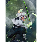 imagem ilustrativa de modelo a ser produzido, figure Sanemi demon slayer