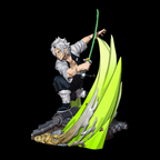 imagem ilustrativa visão lateral de modelo a ser produzido, figure Sanemi demon slayer