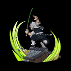 imagem ilustrativa visão traseirade modelo a ser produzido, figure Sanemi demon slayer