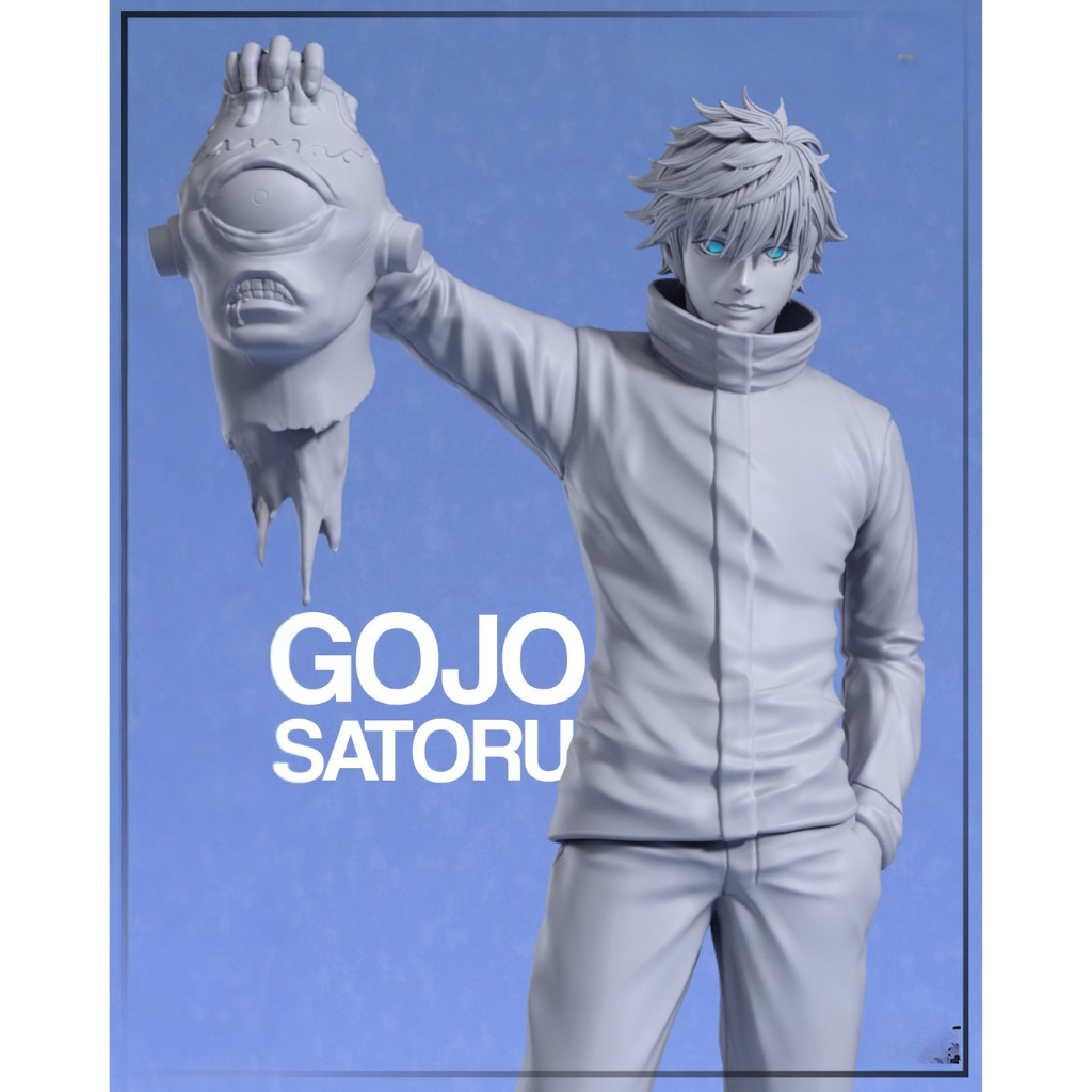imagens ilustrativas do modelo a ser produzido , Figure Satoru Gojo impressa em 3D