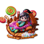 Figure Chibi Vanellope (wreck it Ralph)