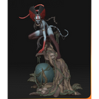 imagens ilustrativas do modelo a ser produzido, Figure Varang inspirada em Avatar, impressa em 3D