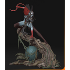 imagens ilustrativas do modelo a ser produzido, Figure Varang inspirada em Avatar, impressa em 3D