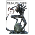 imagem ilustrativas do modelo a ser produzido,  Figure Xenomorph Alienimpressa em 3D. 