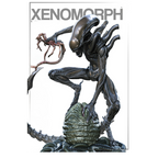 imagem ilustrativas do modelo a ser produzido,  Figure Xenomorph Alienimpressa em 3D. 