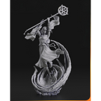 imagem ilustrativas do modelo a ser produzido, Figure Yuna impressa em 3D. 