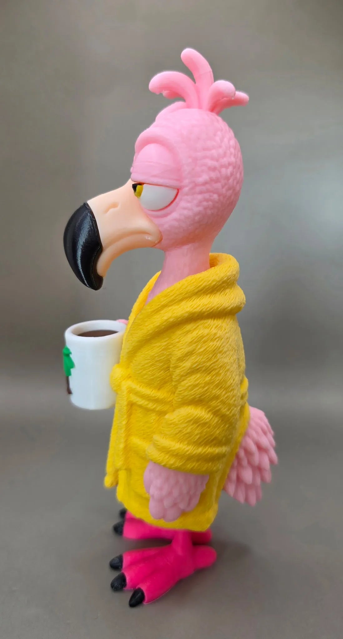 Flamingo Rosa: Elegância (com Muito Sono)