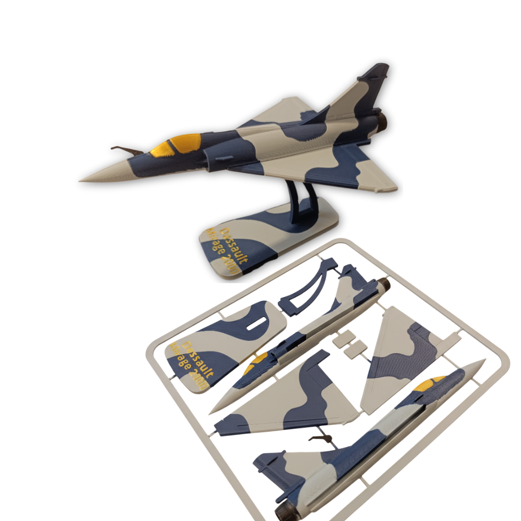 Kit Card: Avião Dassault Mirage (para Montar)