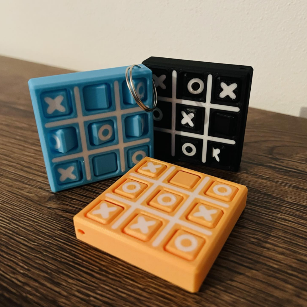 Llavero Tres en Raya (Tic-Tac-Toe)