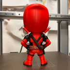 Miniatura Chibi Deadpool (Pose 2)