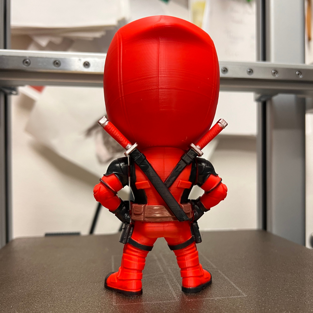 Miniatura Chibi Deadpool (Pose 2)