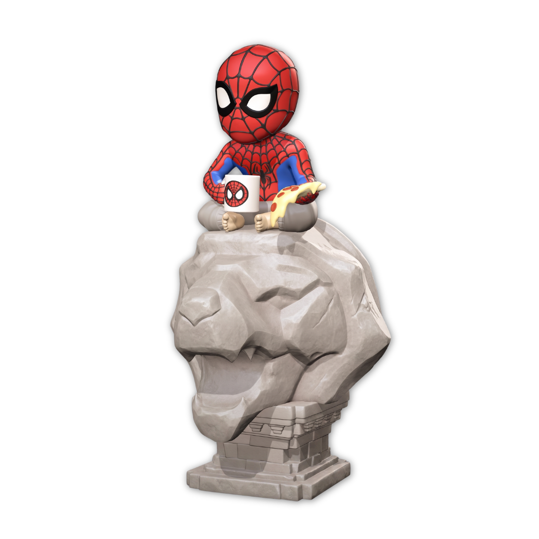 Chibi Lazy Spiderman: Modo Domingo e Preguiça