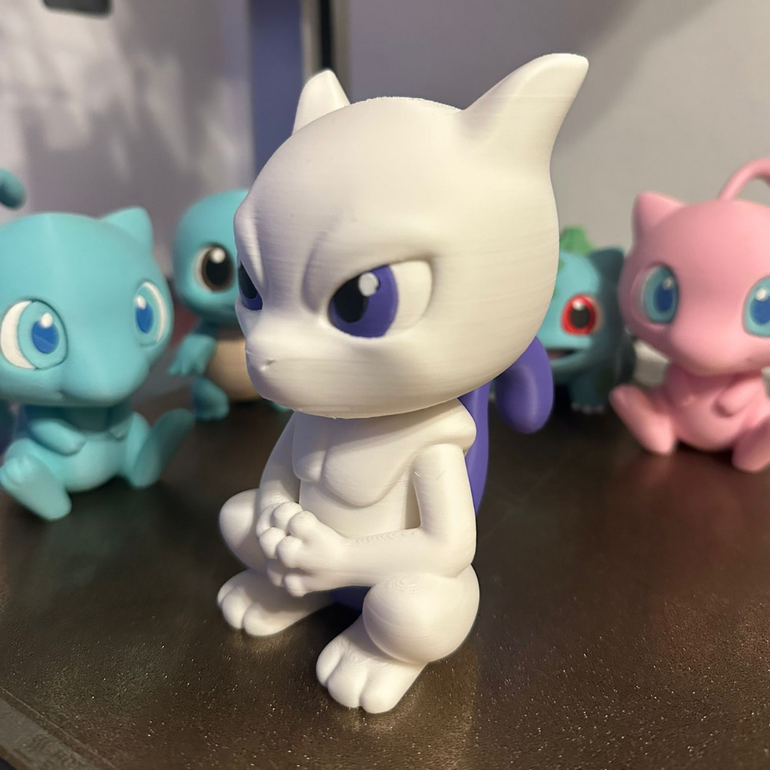 Miniatura Chibi Mewtwo (Pokémon)