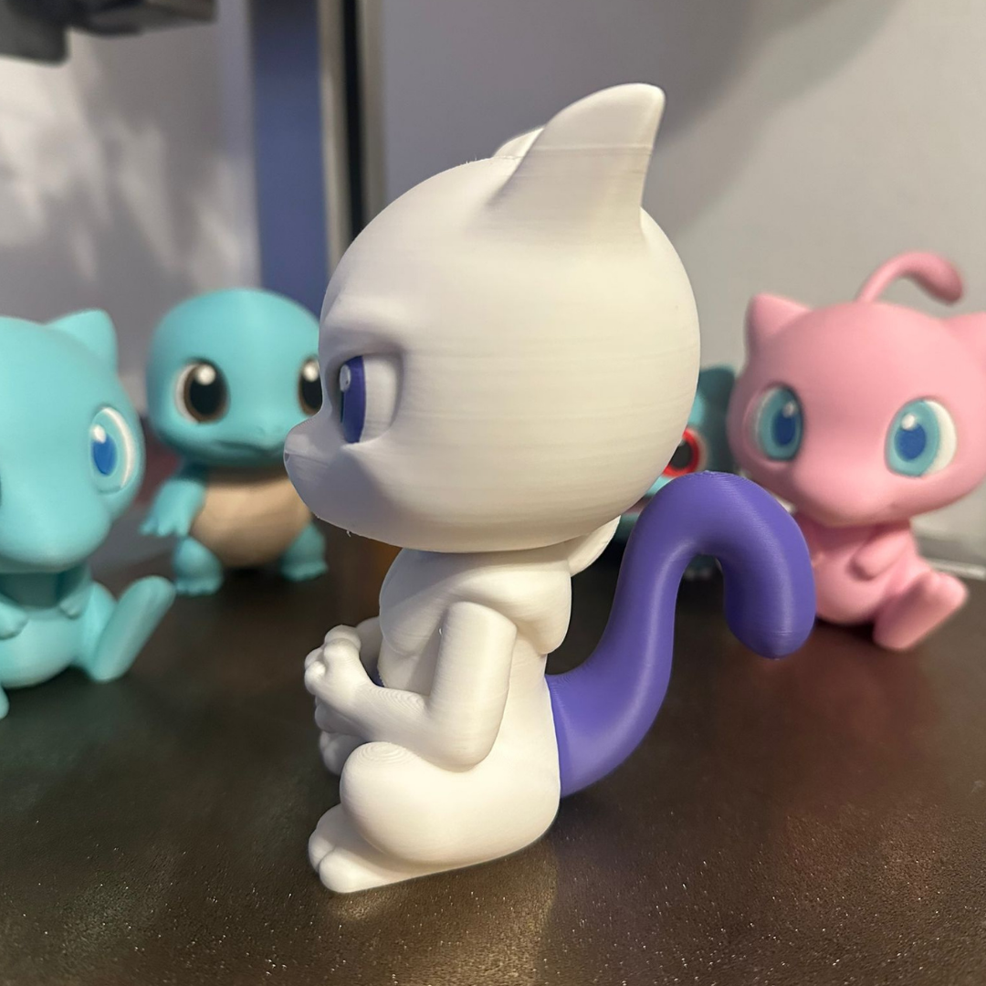 Miniatura Chibi Mewtwo (Pokémon)