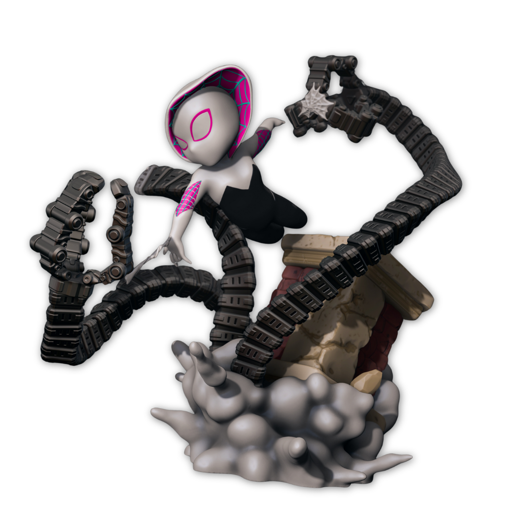 Chibi Spider-Gwen Stacy: A Heroína da Terra-65