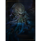 imagens são ilustrativas do modelo a ser produzido,  Figure Cthulhu&nbsp; impressa em resina.