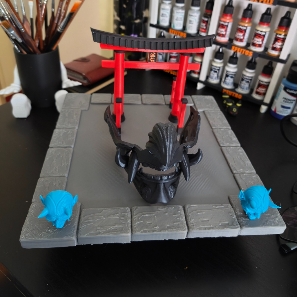Soporte de Comando Oni Japonés