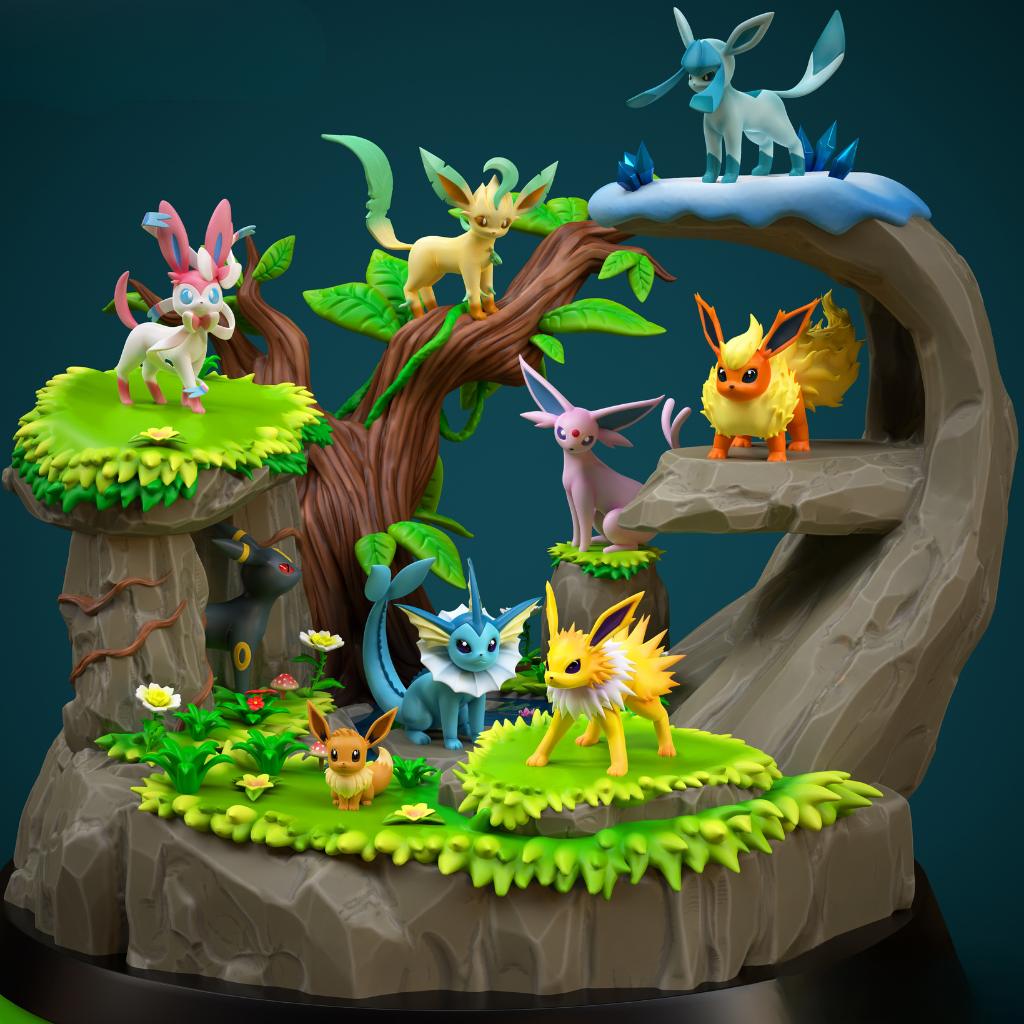 Diorama Eeveelutions (Pokémon)