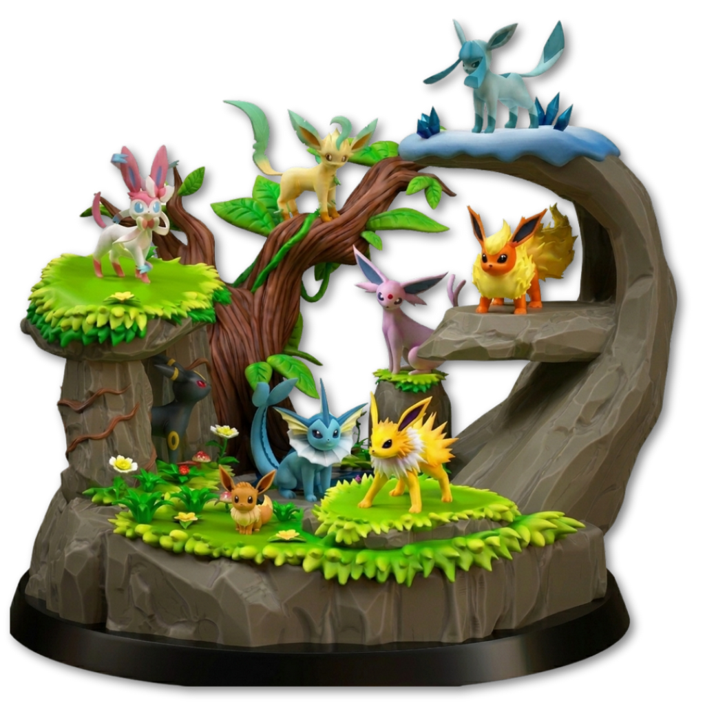 Diorama Eeveeluciones (Pokémon)