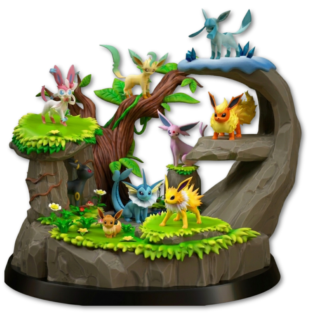 Diorama Eeveeluciones (Pokémon)