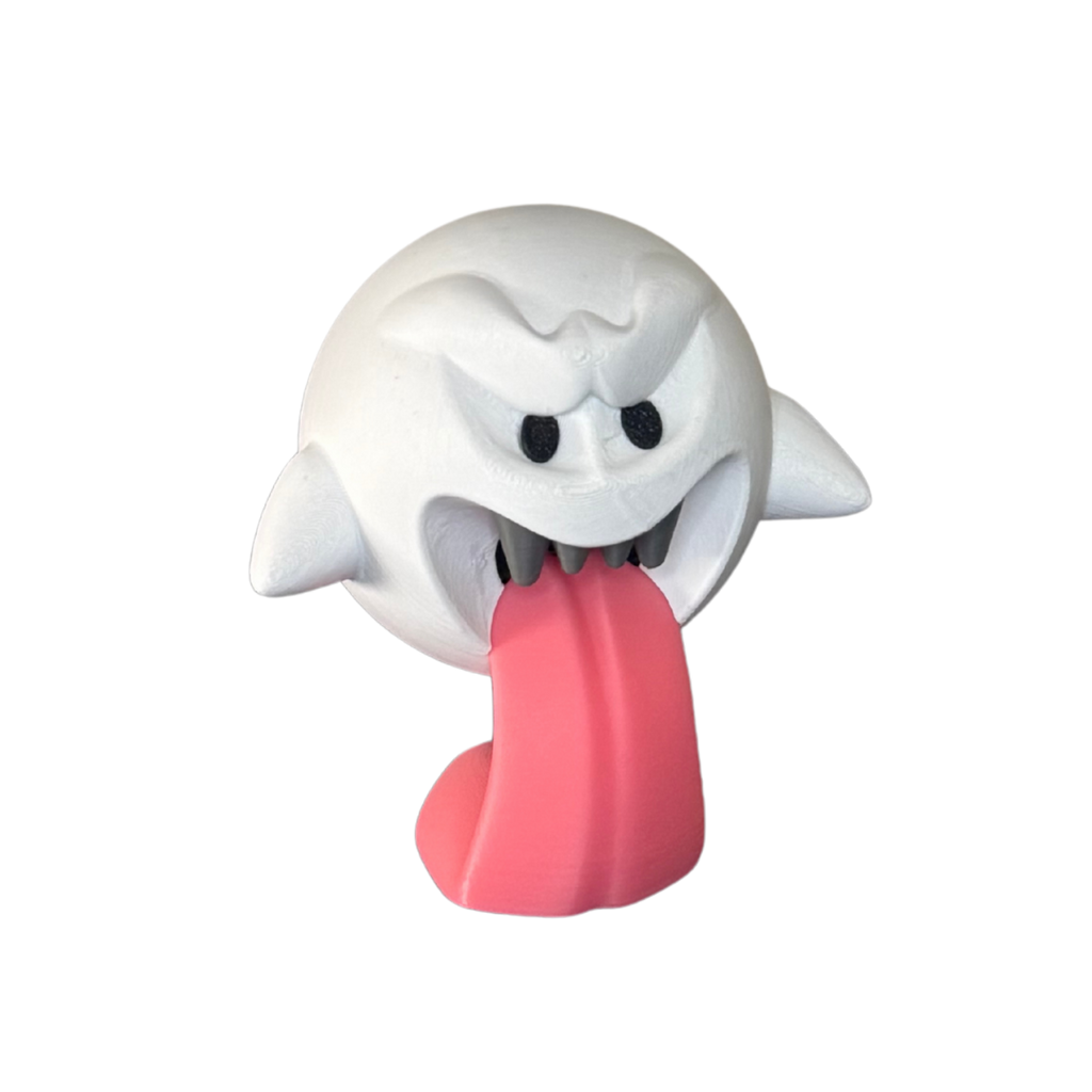 imagem frontal fantasma boo inspirado em mario bros