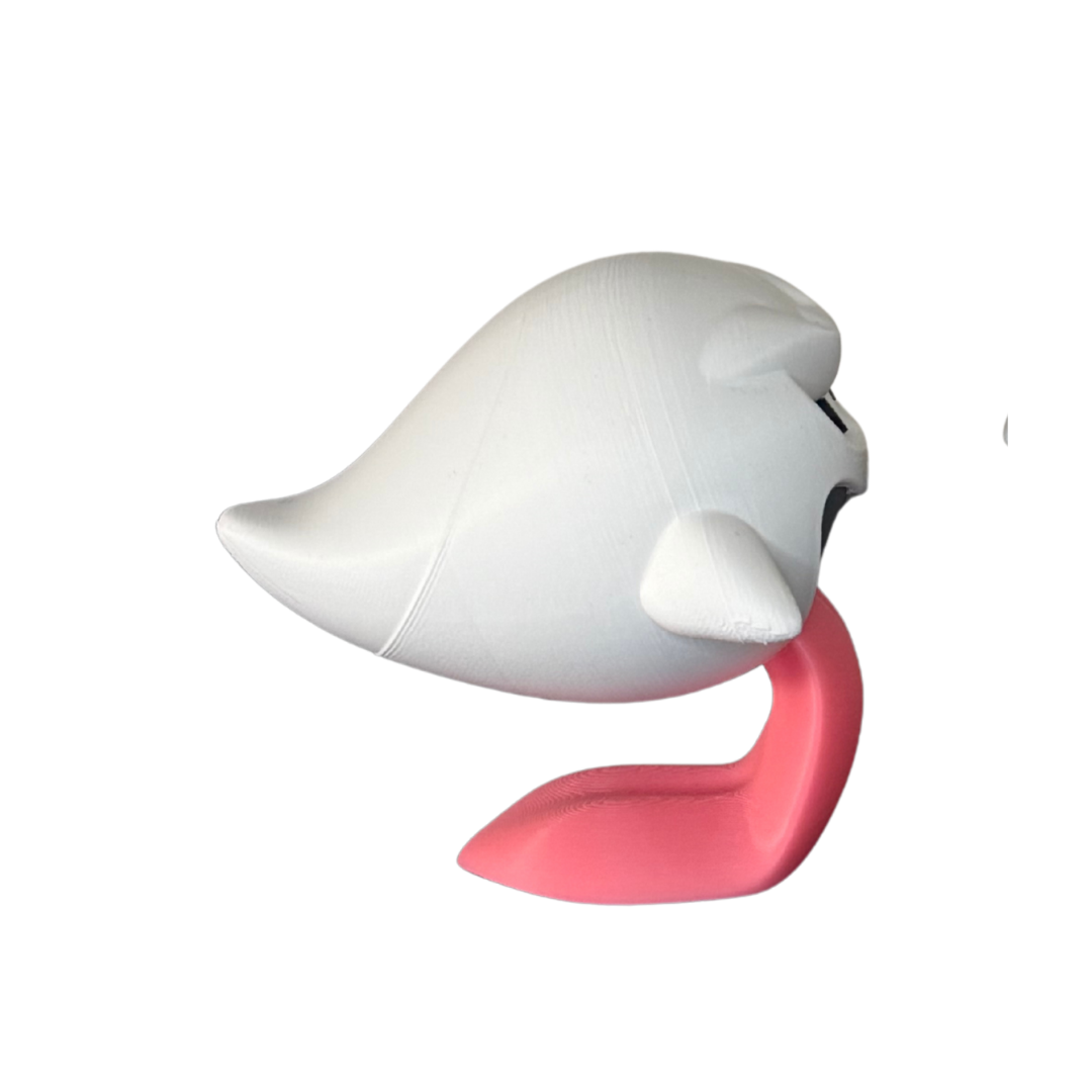 imagem lateral fantasma boo inspirado em mario bros