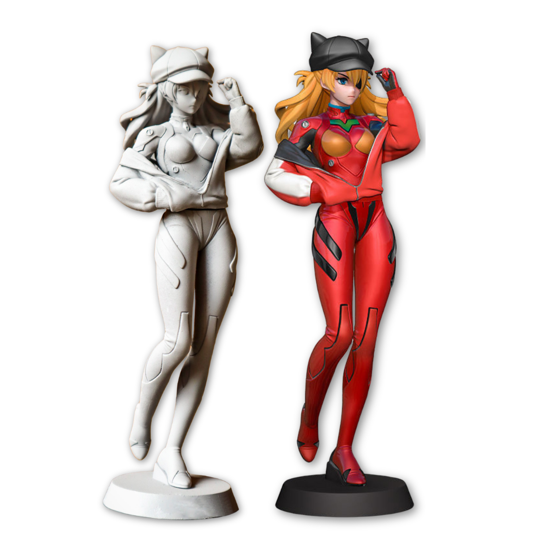 Figure Asuka Langley: Piloto Prodígio da Unidade-02