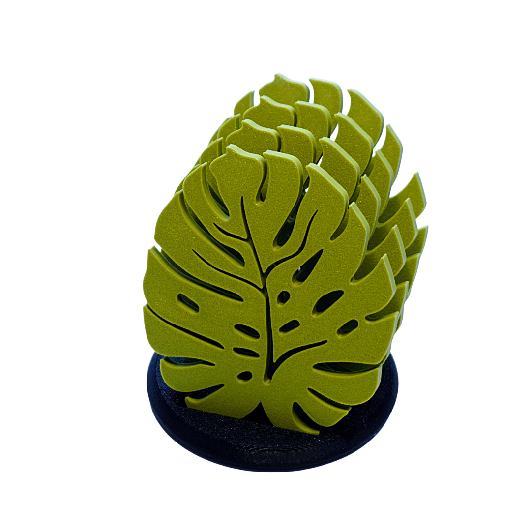 Base Copos Design Folha | Decoração Mesa