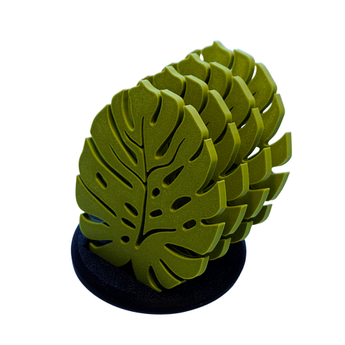 Base Copos Design Folha | Decoração Mesa