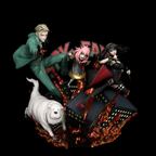 Diorama Família Forger (Spy x Family)