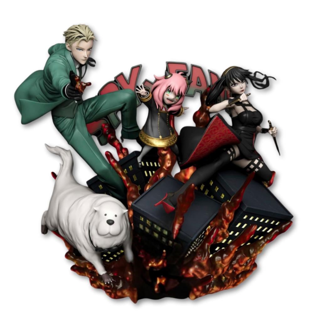 Diorama Familia Forger (Spy x Family)