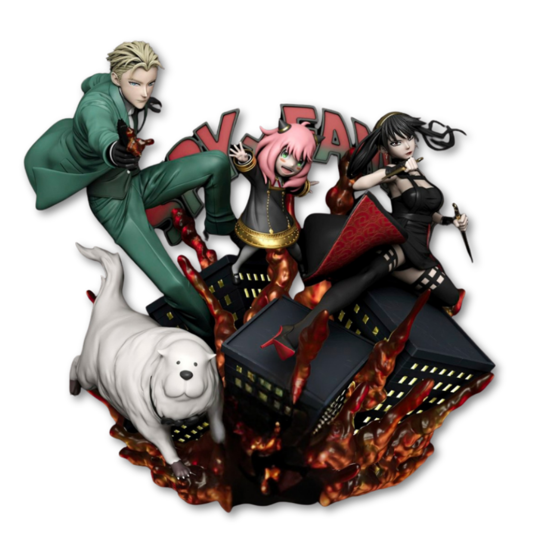 Diorama Familia Forger (Spy x Family)