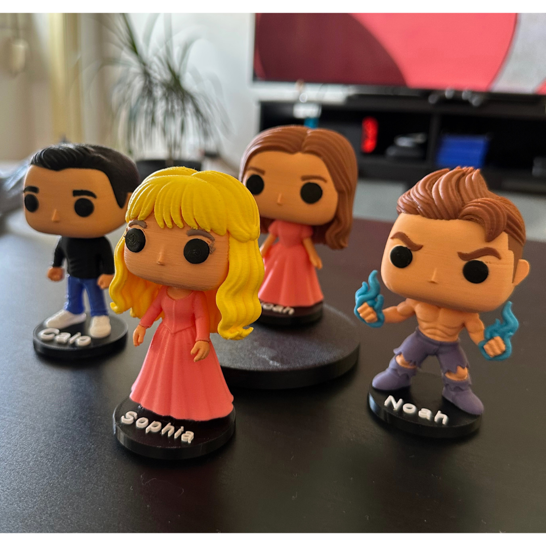 imagem de miniaturas estilo pop personalizadas