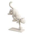 Gato Decorativo en la Escalera | Ornamento Original