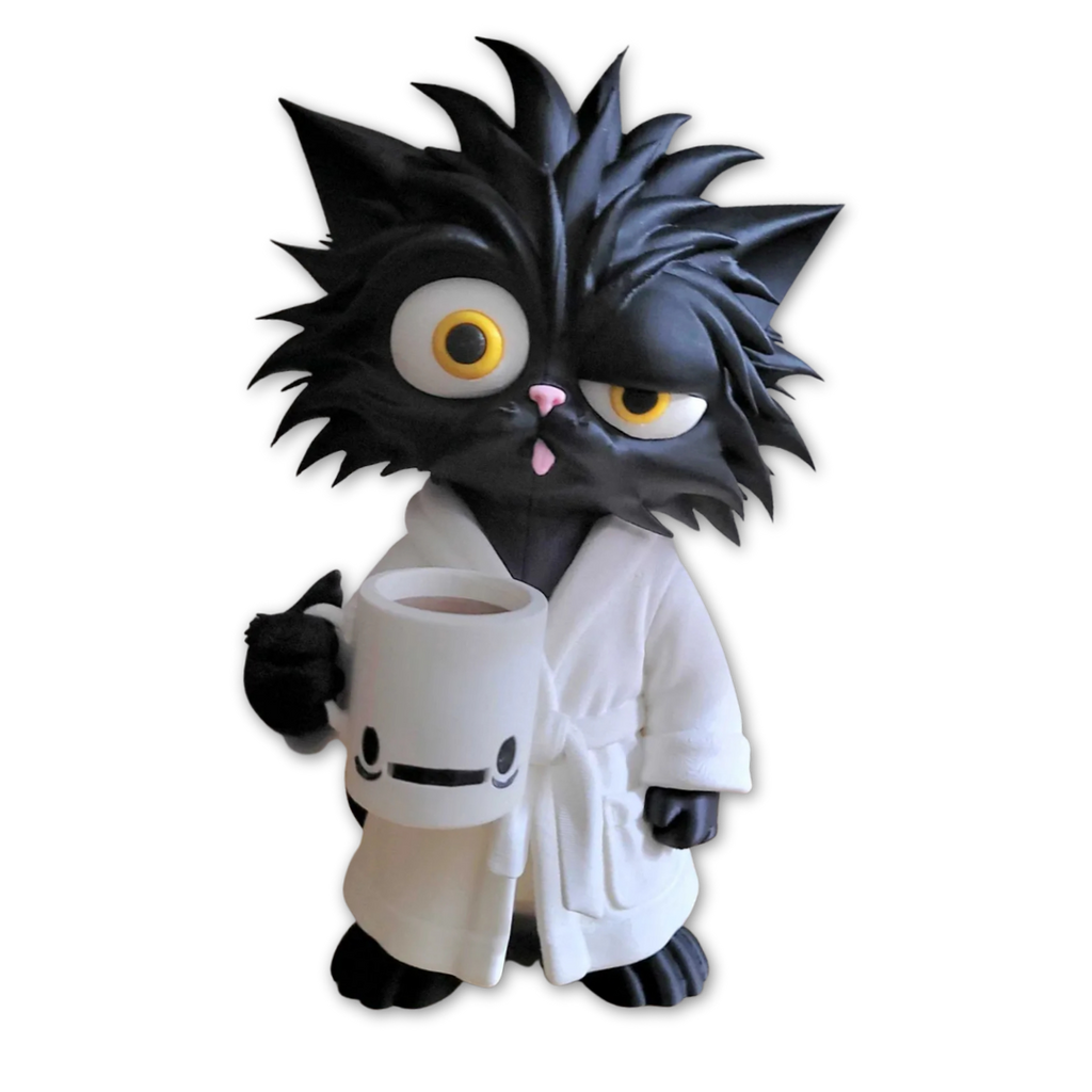 Gato com Cabelo em Pé: Nem Me Fales