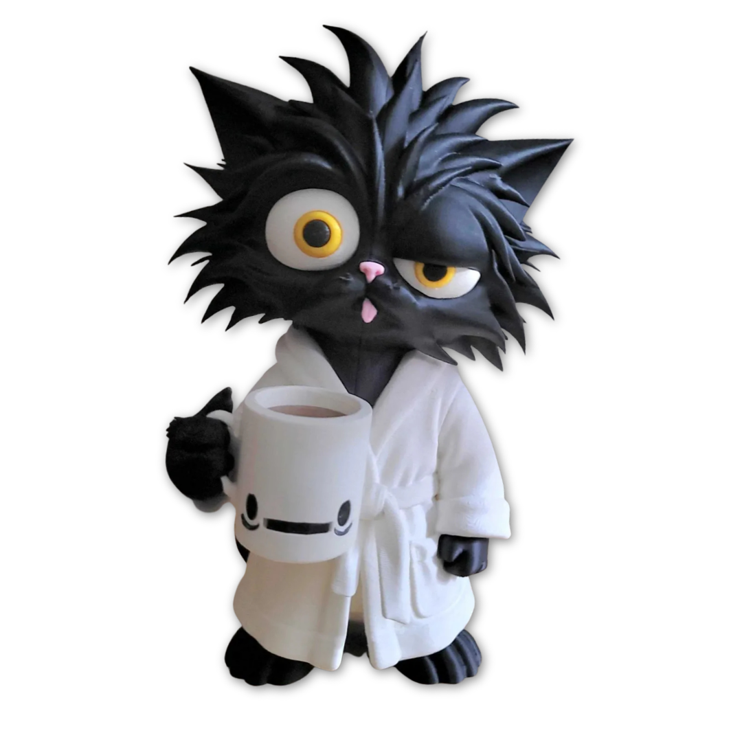 Gato com Cabelo em Pé: Nem Me Fales