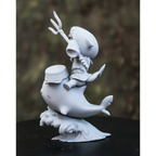 imagem ilustrativas do modelo a ser produzido,  Figure Chibi Gawr Gura impressa em resina.