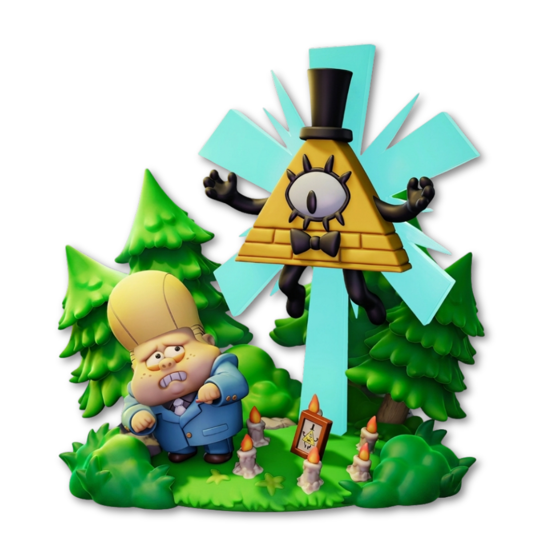 Figure Chibi Bill Cypher (Gravity Falls)