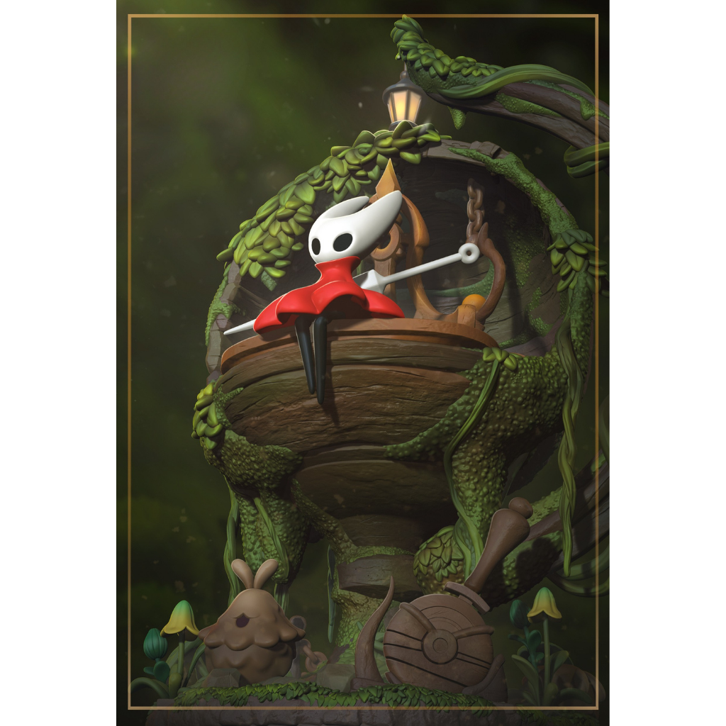 imagem ilustrativas do modelo a ser produzido,  Figure Hornet impressa em resina. 