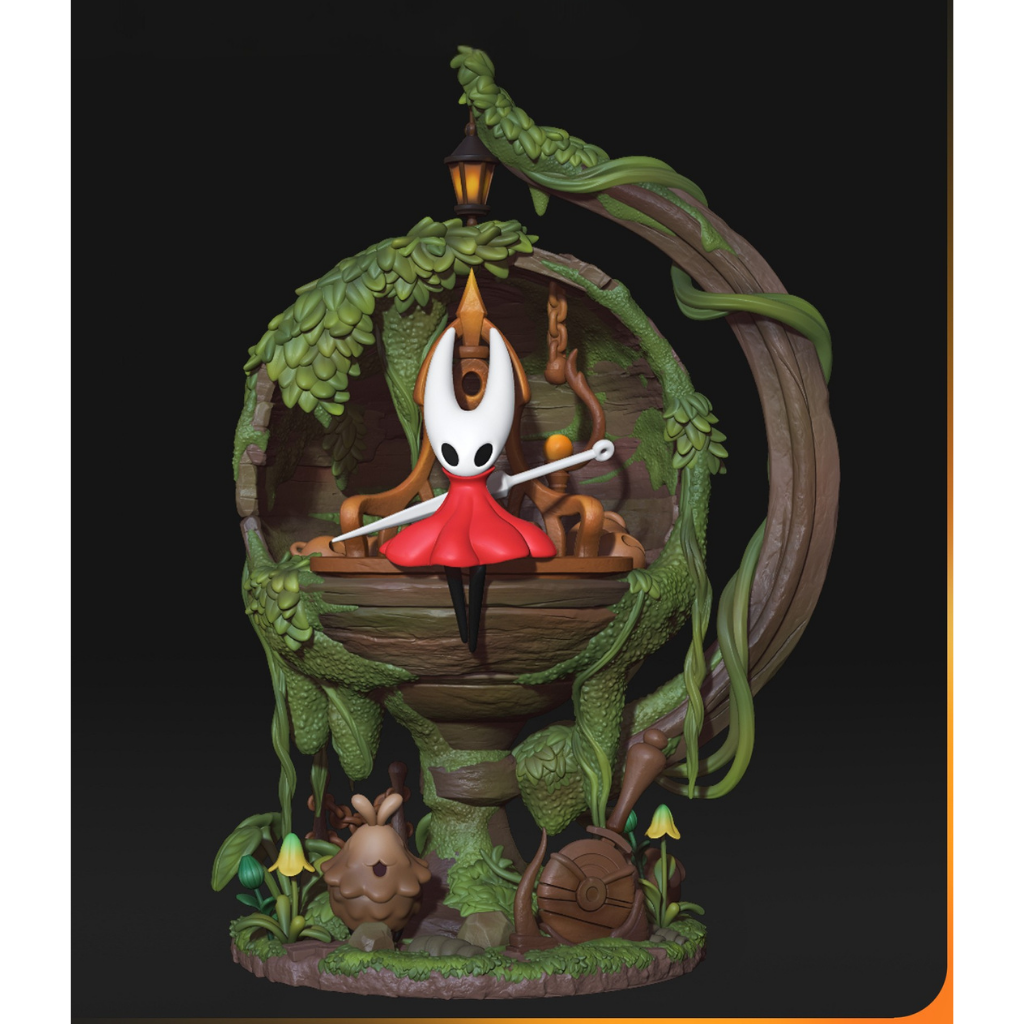 imagem ilustrativas do modelo a ser produzido,  Figure Hornet impressa em resina. 