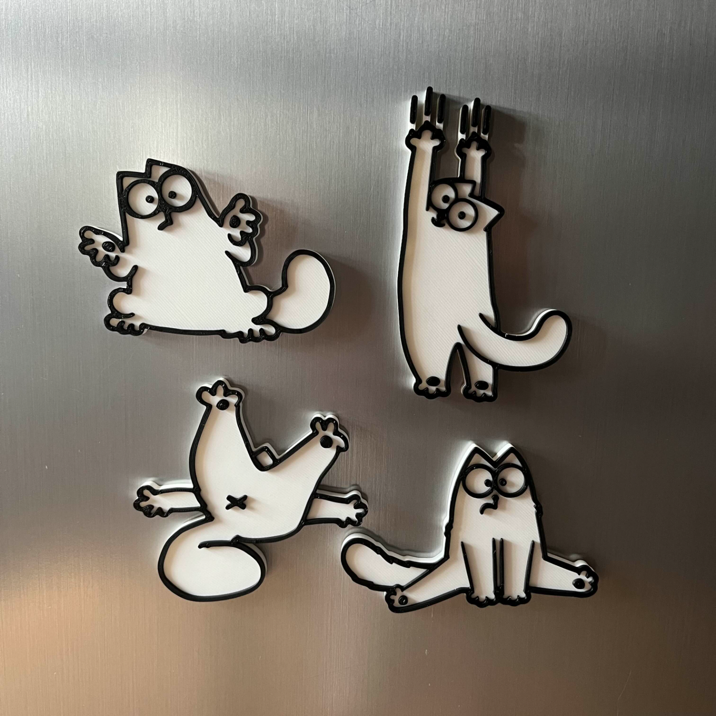 conjunto imãs divertidos para frigorifico