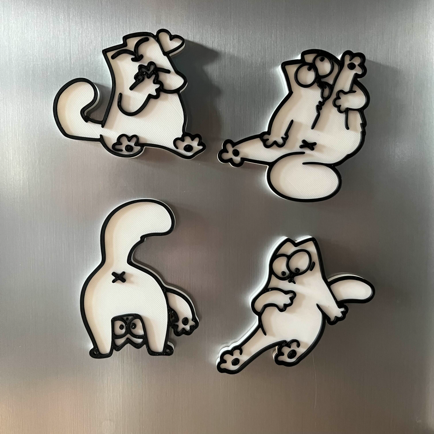 conjunto imãs divertidos para frigorifico