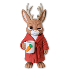 Jackalope Exótico: Chifres, Sono e Roupão