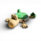 Base para Copos Koopa Troopa (Super Mario)
