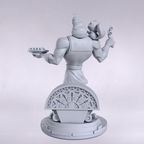 imagem ilustrativas do modelo a ser produzido,  Figure Kronk&nbsp;de Emperor´s New Groove, impressa em resina. 
