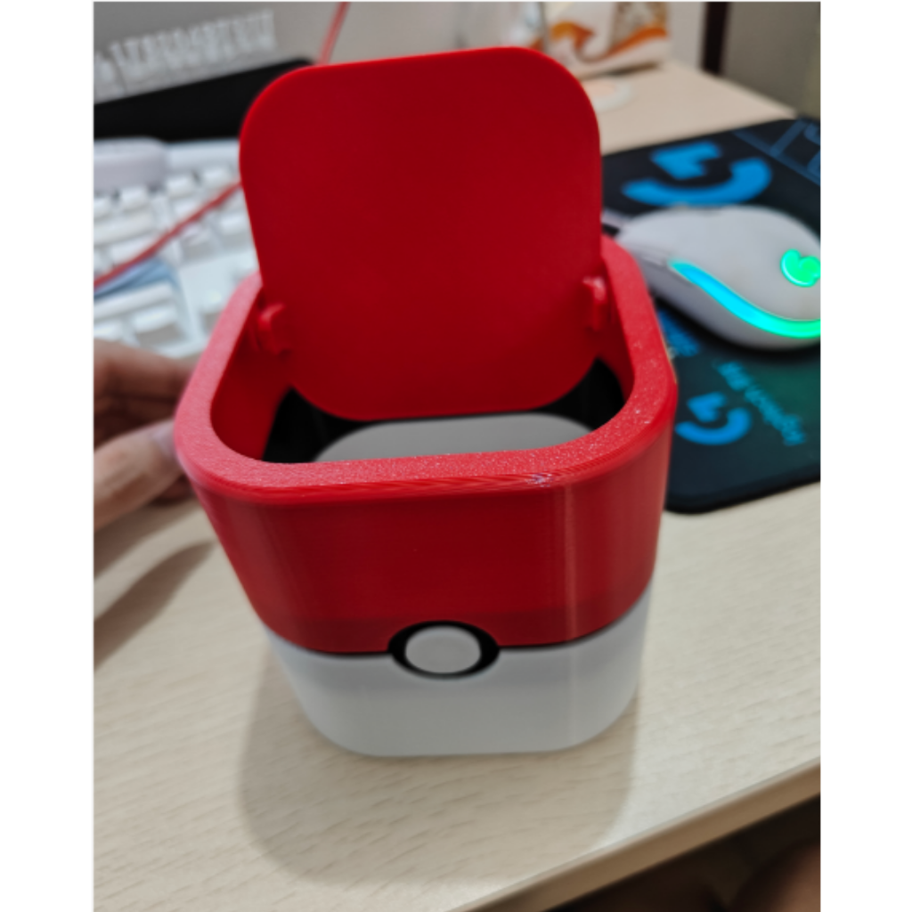 Mini cubo de basura Pokebola (Mesa)