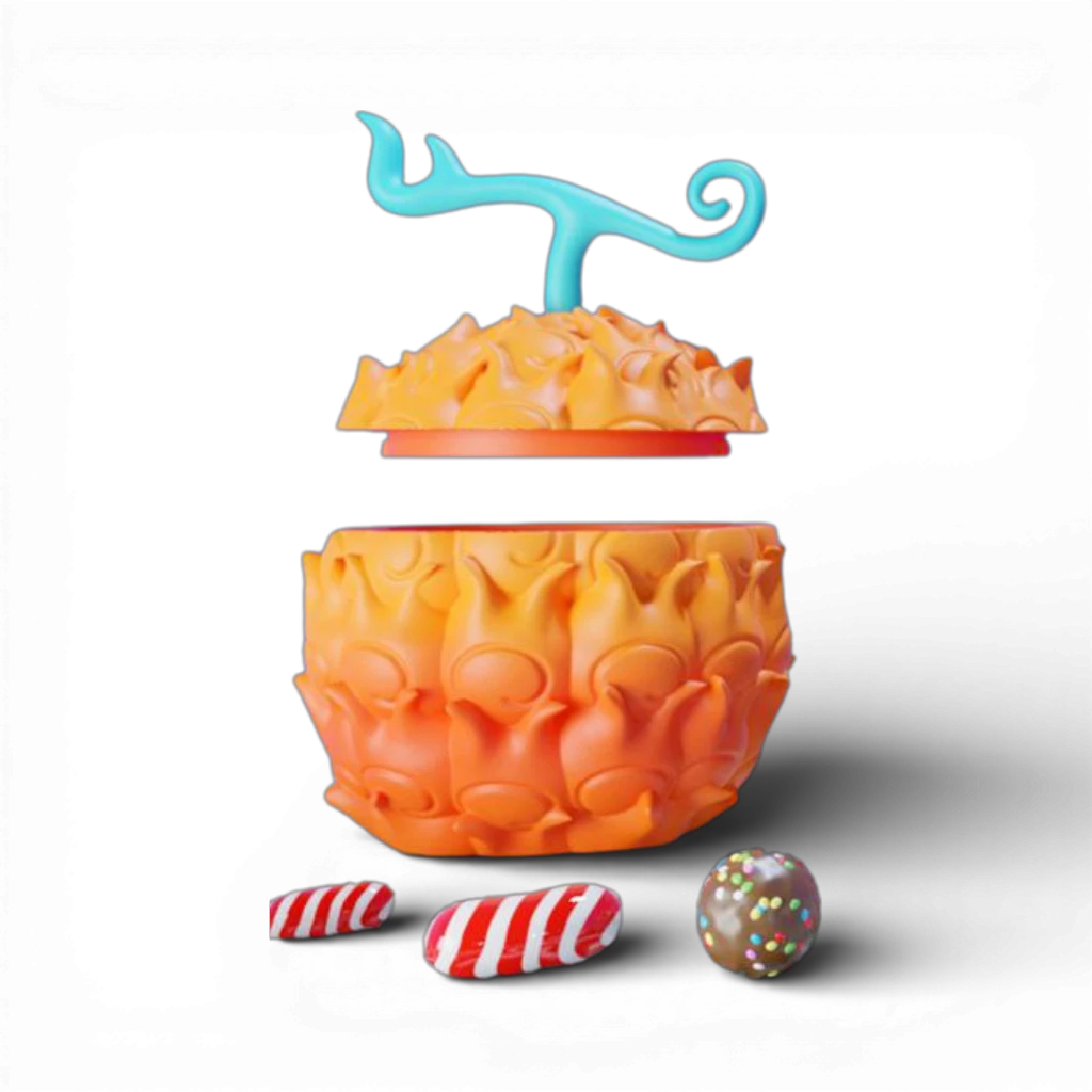 Bote para Dulces Mera Mera no Mi (Ace - One Piece)