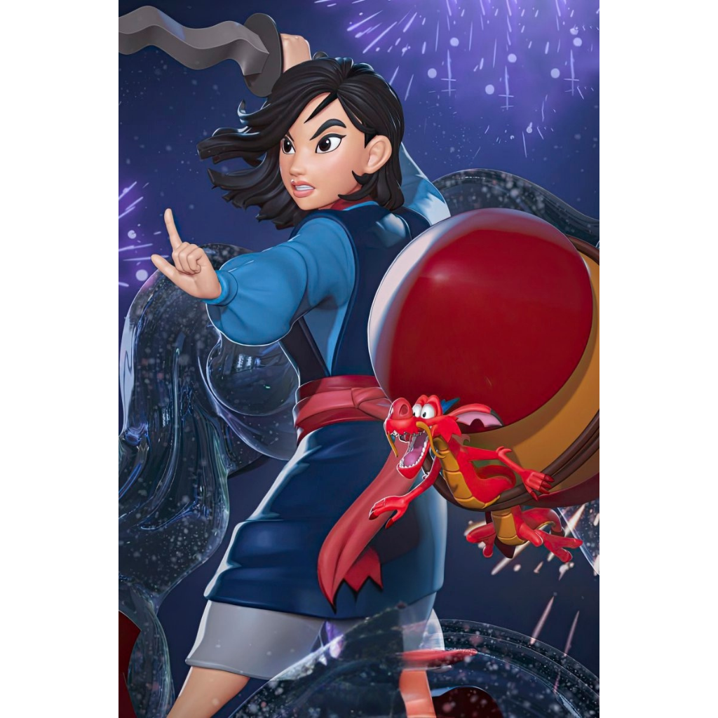 imagem ilustrativa de modelo a ser produzido, figure mulan