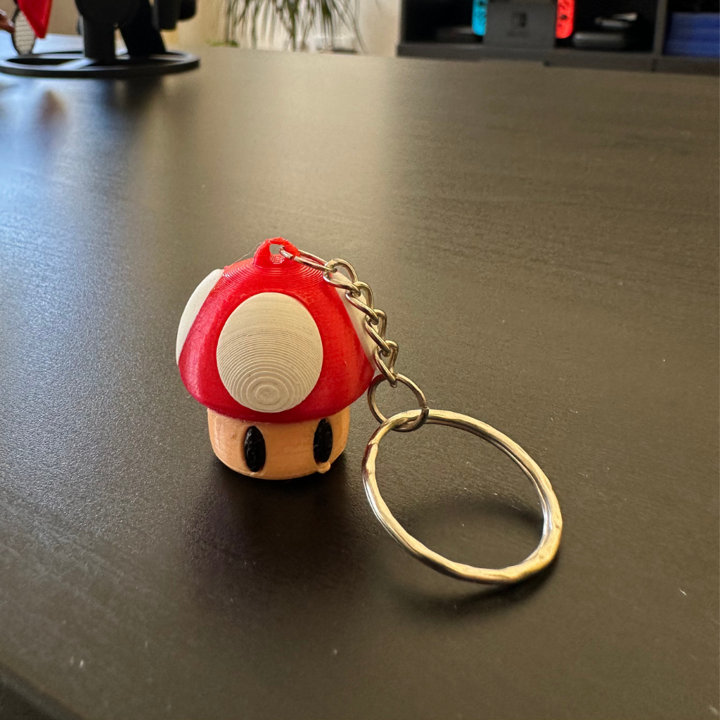 Porta chaves Mushroom  Vermelho