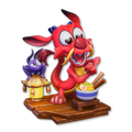 Miniatura Chibi Mushu (Mulan)